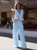 Summer White Linen Two Piece Set 3
